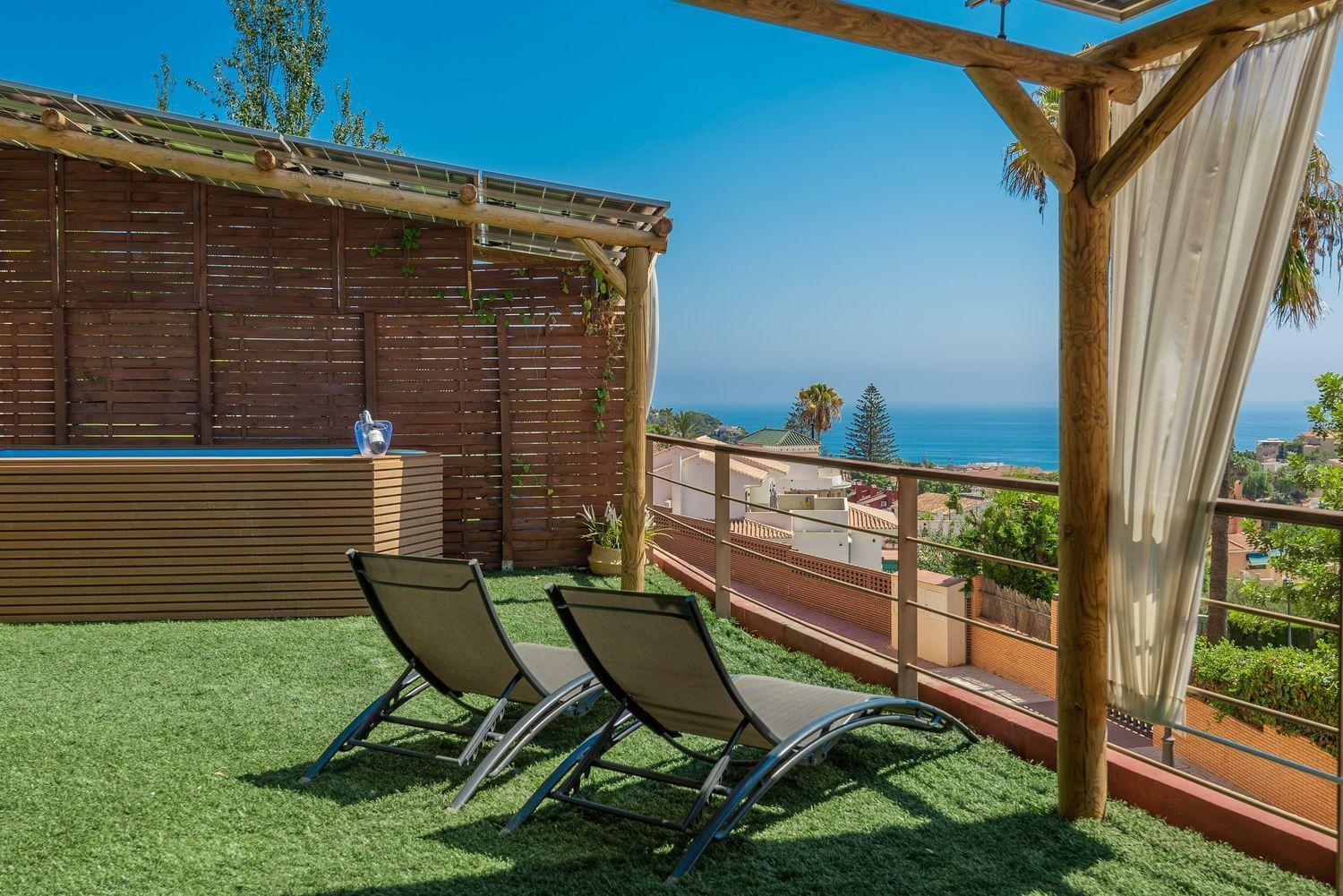 Sea View With Shared Terrace Apartment Malaga Ngoại thất bức ảnh